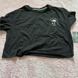 Volcom Black Aloha Kids Tee